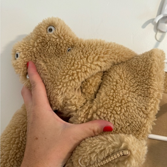 Alo Foxy Sherpa Jacket Size Large - Tan - Picture 5 of 9